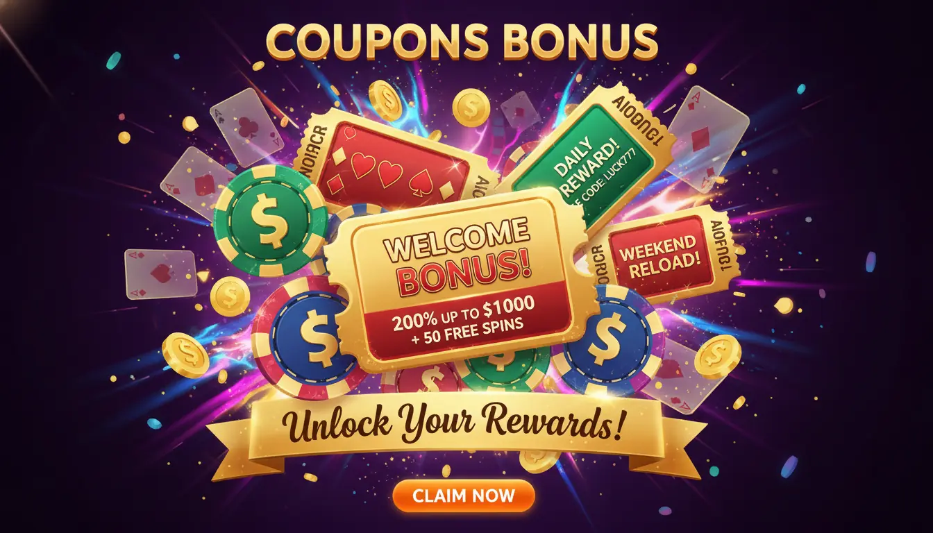 Bonuskuponer Vegaz casino